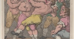 Descripción de un combate de boxeo