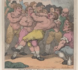 Descripción de un combate de boxeo